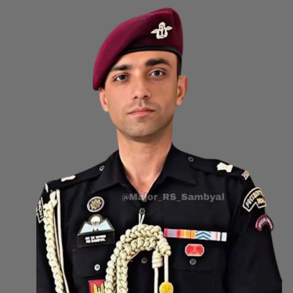 Major Rishabh Singh Sambyal Wif